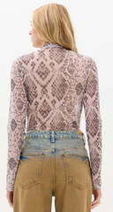 BLUSA MANGA LONGA ESTAMPADA