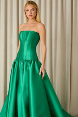VESTIDO LONGO PAULA TOMARA QUE CAIA GREEN