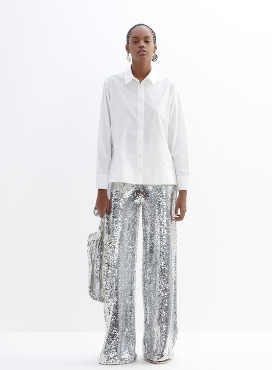 CAMISA ALFAIATARIA RETA OFF WHITE