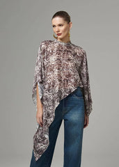 BLUSA ASSIMÉTRICA SNAKE