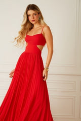 VESTIDO LONGO CECILIA RED / VERMELHO
