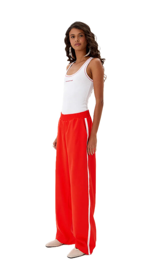 CALÇA WIDE LEG CINTURA MÉDIA LARANJA