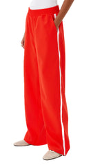 CALÇA WIDE LEG CINTURA MÉDIA LARANJA