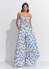 CONJUNTO BLUSA E CALÇA WIDE HORTÊNCIAS