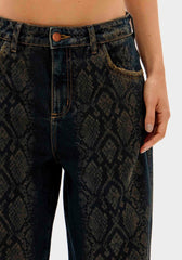 CALÇA JEANS FULL LENGTH CINTURA MÉDIA