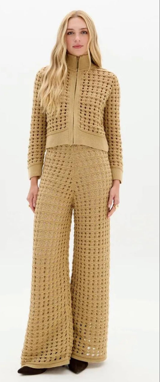 CALÇA TRICÔ RETA