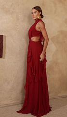 VESTIDO LONGO CARBONO
