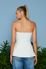 BLUSA TYRA TOMARA QUE CAIA OFF WHITE