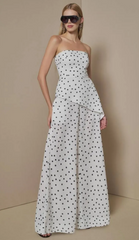 CONJUNTO TOP E CALÇA ESTAMPA POA MALABARES