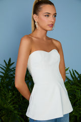 BLUSA TYRA TOMARA QUE CAIA OFF WHITE