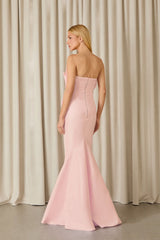 VESTIDO LONGO MARI FLOR ROSE