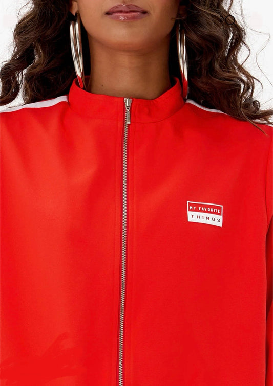 JAQUETA BOMBER MANGA LONGA LARANJA