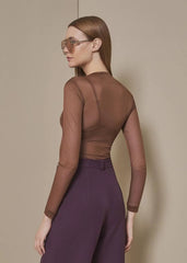 BLUSA MANGA LONGA TULE