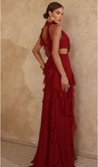 VESTIDO LONGO CARBONO