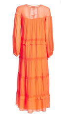 VESTIDO LARANJA CAPRESE