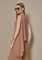 BLUSA ASSIMÉTRICA CREPE FLOW