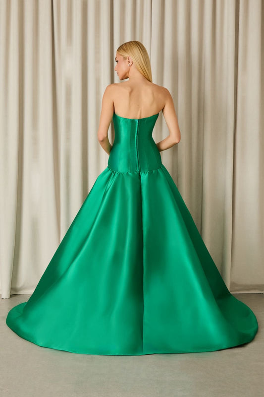 VESTIDO LONGO PAULA TOMARA QUE CAIA GREEN