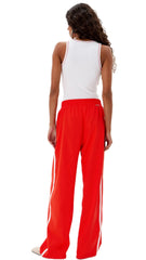 CALÇA WIDE LEG CINTURA MÉDIA LARANJA