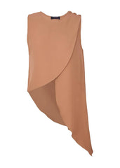 BLUSA ASSIMÉTRICA CREPE FLOW