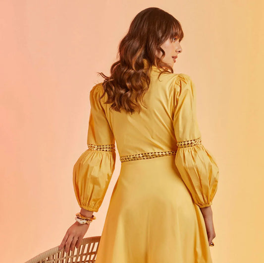 VESTIDO FABIANA AMARELO