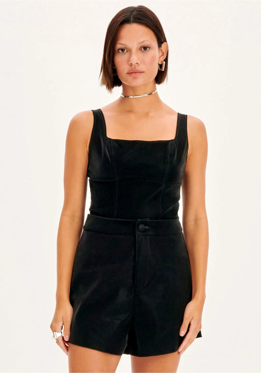 TOP CROPPED CORSET PRETO